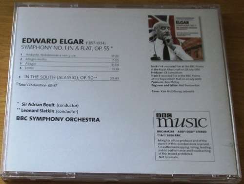 ELGAR Symphony No. 1  [Classical Box 3]