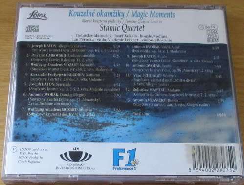 KOUZELNE OKAMZIKY Stamic Quartet [Classical Box 3]