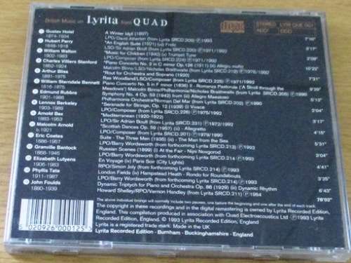 LYRITA from QUAD British Music  [Classical Box 4]