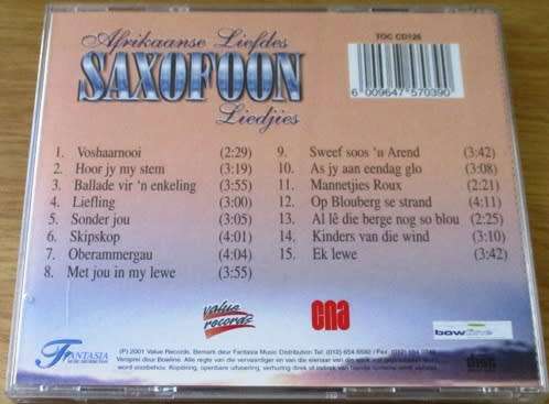 SAXOFOON  Afrkaanse Liefdes Liedjies [Classical Box 4]