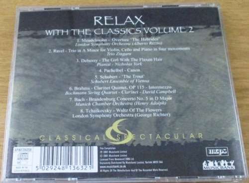 RELAX WITH THE CLASSICS VOLUME 2 [Classical Box 4]
