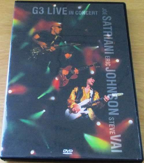 G3 LIVE IN CONCERT SATRIANI JOHNSON VAI DVD