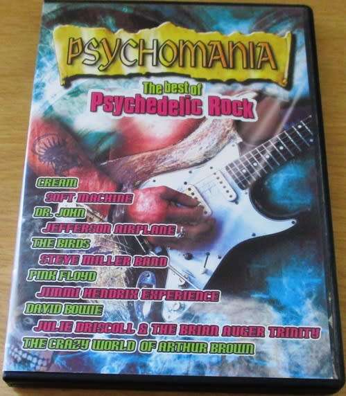 PSYCHOMANIA the Best of Psychedelic Rock DVD