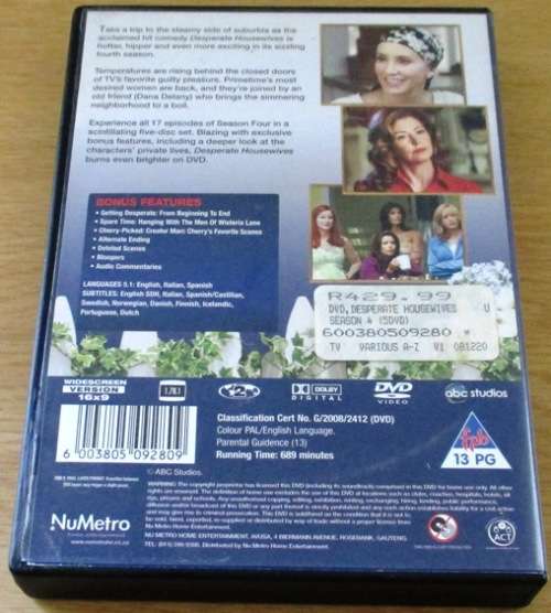 DESPERATE HOUSEWIVES Season 4 DVD [BBOX 1]