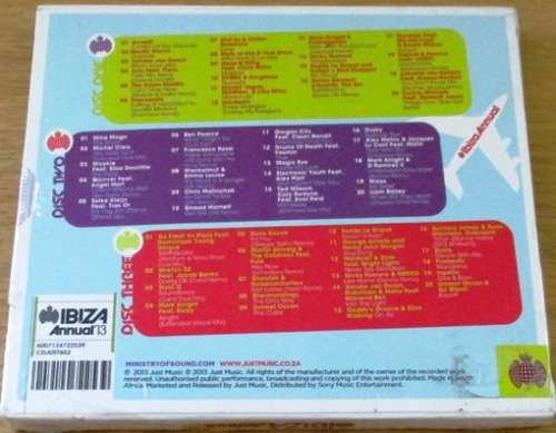 MINISTRY OF SOUND Ibizia Annual 2013 3xCD  [Shelf Z Box 3]