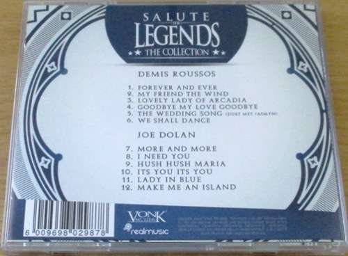 SALUTE THE LEGENDS THE COLLECTION DEMIS ROUSSOS + JOE DOLAN  [Shelf G Box 13]