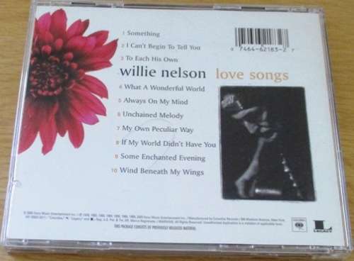 WILLIE NELSON  Love Songs  [Shelf G Box 13]