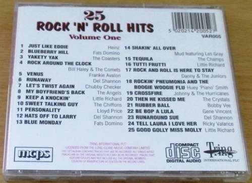 25 Rock n Roll Hits Volume 1   [Shelf G Box 15]