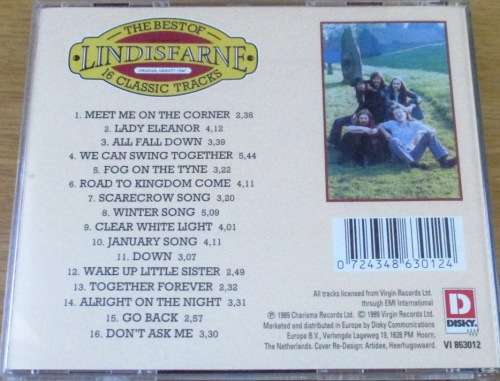 LINDISFARNE The Best of Lindisfarne 10 Classic Tracks  [Shelf Z Box 5]