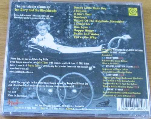 IAN DURY AND THE BLOCKHEADS Ten More Turnips From the Tip   [Shelf G Box 7]