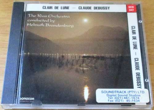 CLAIR DE LUNE  CLAUDE DEBUSSY The Rias Orchestra [Classical Box 4]
