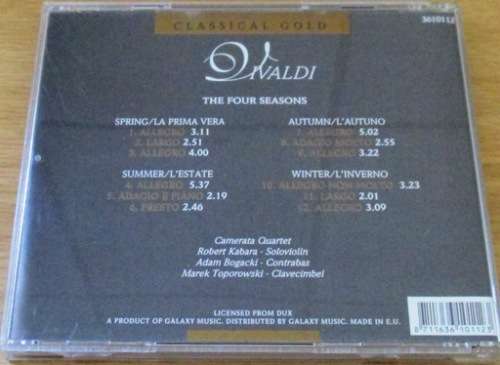 VIVALDI The Four Seasons CLASSIC GOLD [Classical Box 4]