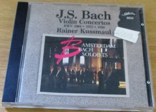 J.S. BACH Violin Concertos Rainer Kussmaul [Classical Box 4]
