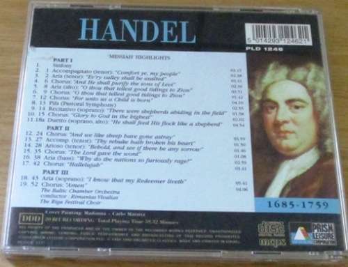 HANDEL Messiah Highlights  [Classical Box 4]