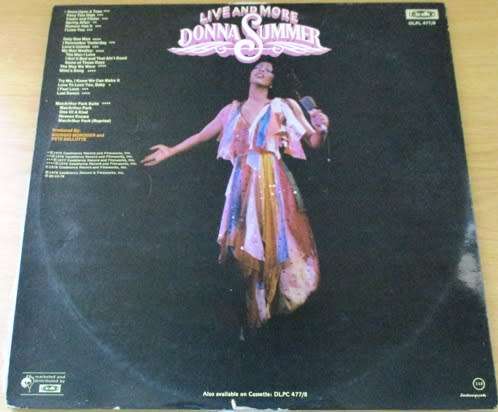 DONNA SUMMER Live and More 2xLP VINYL Record