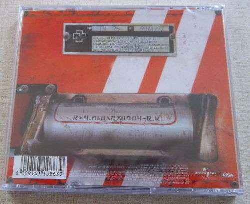 RAMMSTEIN Reise Reise SOUTH AFRICA Cat# STARCD 6895