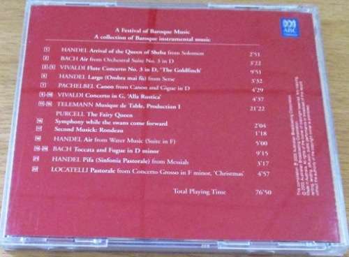 A FESTIVAL OF BAROQUE MUSIC  [Classical Box 2]
