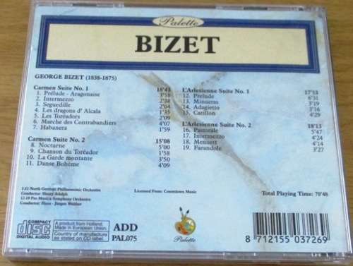 BIZET Carmen Suites 1+2 [Classical Box 4]