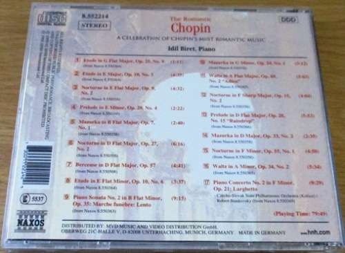 THE ROMANTIC CHOPIN    [Classical Box 3]