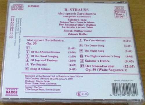 R. STRAUSS Also Sprach Zarathustra    [Classical Box 3]