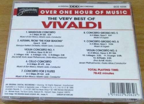 THE VERY BEST OF VIVALDI  [Classical Box 3]