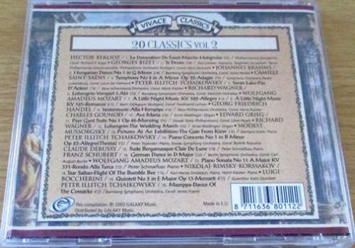 20 CLASSICS HITS VOLUME 2 Brahms Berlioz Mozart [Classical Box 2]