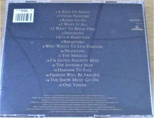 QUEEN Greatest Hits II  IMPORT 17 trax [Shelf Z Box 7]