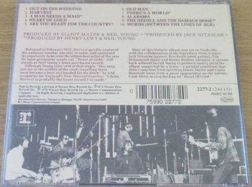 NEIL YOUNG Harvest  [Shelf Z Box 8 + msr]