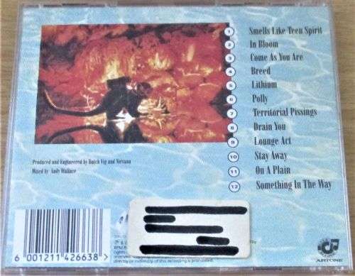 NIRVANA Nevermind CD   [Shelf Z Box 8]