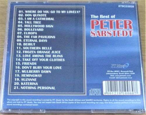 PETER SARSTEDT The Best of 21 trax  [Shelf Z Box 9]