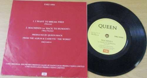 QUEEN I Want to Break Free South African Pressing 7 Single VINYL