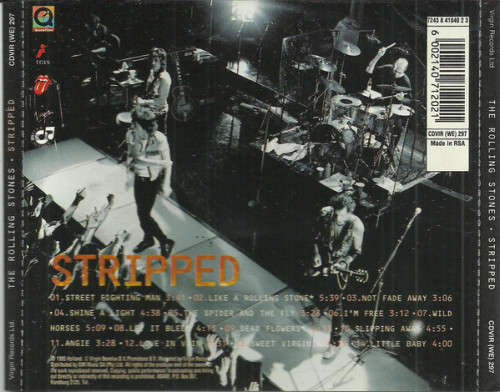 ROLLING STONES Stripped CD   [Shelf Z Box 8]
