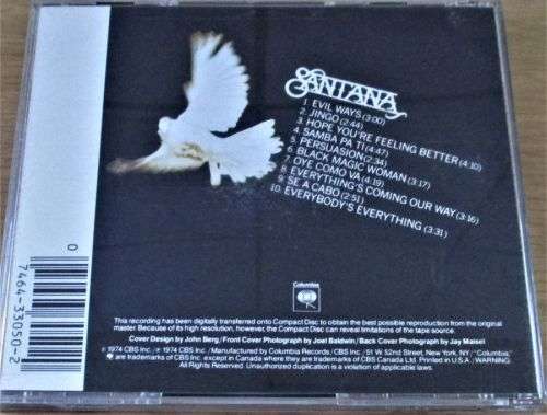 SANTANA Greatest Hits IMPORT  CD [Shelf Z Box 9]