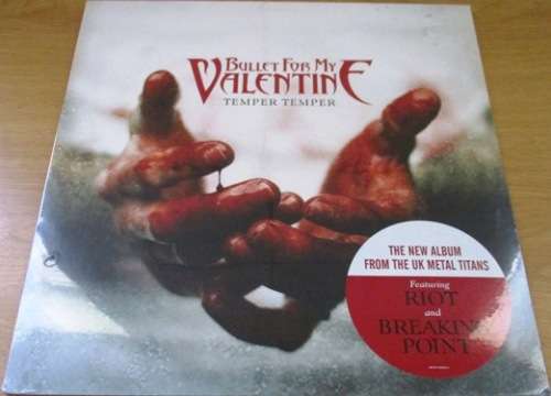 BULLET FOR MY VALENTINE Temper Temper 2013 European Pressing VINYL LP Record