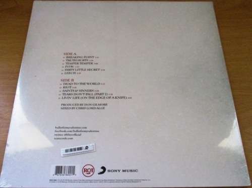 BULLET FOR MY VALENTINE Temper Temper 2013 European Pressing VINYL LP Record