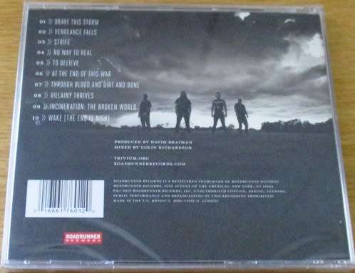 TRIVIUM Vengeance Falls CD