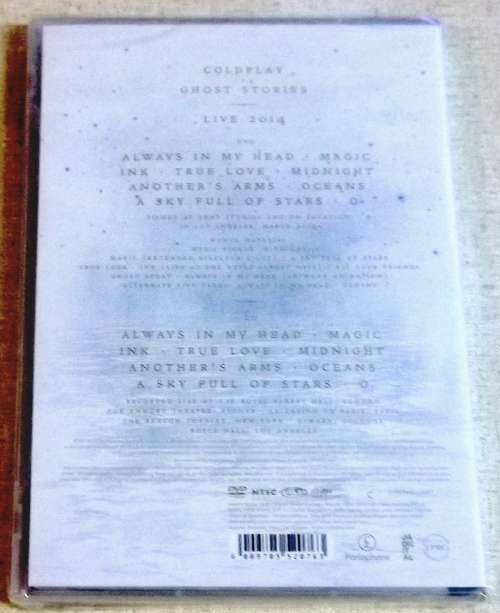 COLDPLAY Ghost Stories: Live 2014 CD + DVD
