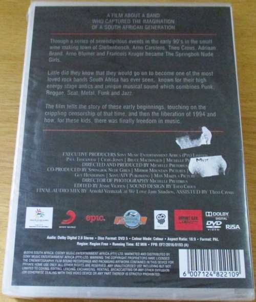 The Springbok Nude Girls Documentary (DVD) *Sealed*