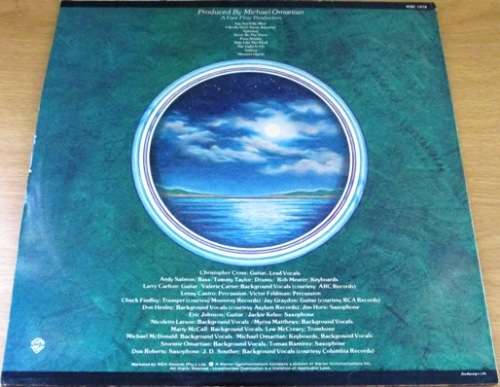 CHRISTOPHER CROSS Self Titled [includes Ride Like The Wind] VINYL LP Record
