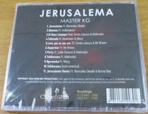 MASTER KG Jerusalema CD