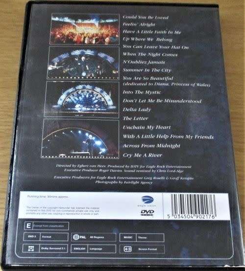 JOE COCKER Live Across from Midnight Tour DVD
