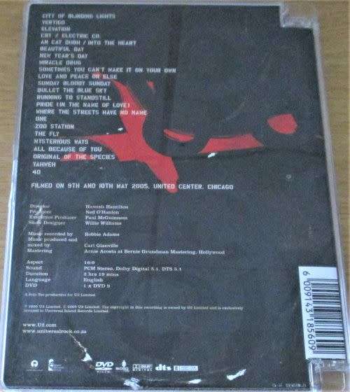 U2 Vertigo 2005 Live From Chicago DVD