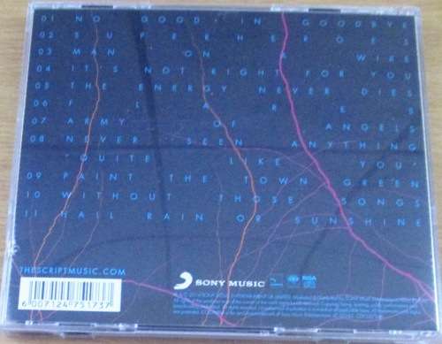 THE SCRIPT No Sound Without Silence CD  [Shelf Z Box 1]