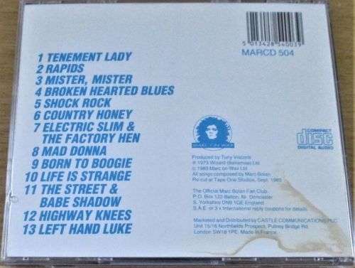 MARC BOLAN + T REX Tanx  [Shelf Z Box 2]