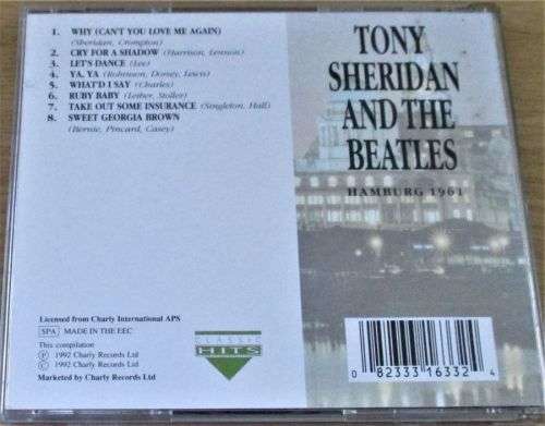 Tony Sheridan And The Beatles  Hamburg 1961  CD [Shelf Z Box 2]