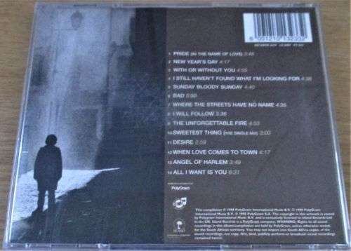 U2 The Best of 1980-1990 ZA Issue CD [Shelf Z Box 4]