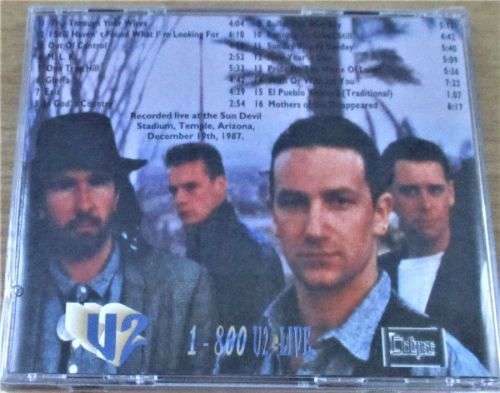 U2 1-800 U2 Live IMPORT CD [Shelf Z Box 4]