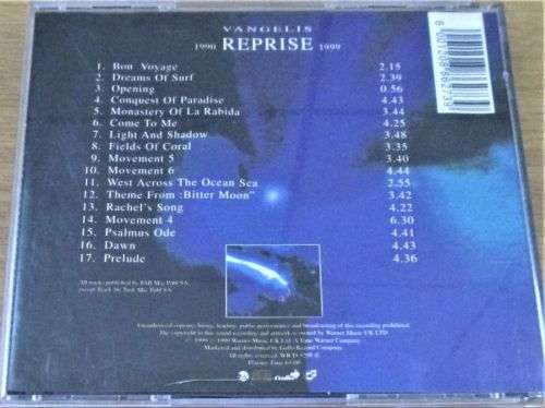 VANGELIS Reprise 1990-1999  [Shelf Z Box 4]