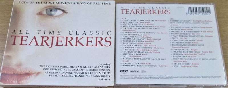 VARIOUS All Time Classic Tearjerkers    2xCD   [Shelf Z Box 10]