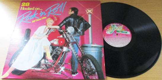 28 HOOKED ON ROCK N ROLL All Time Hits VINYL LP Record
